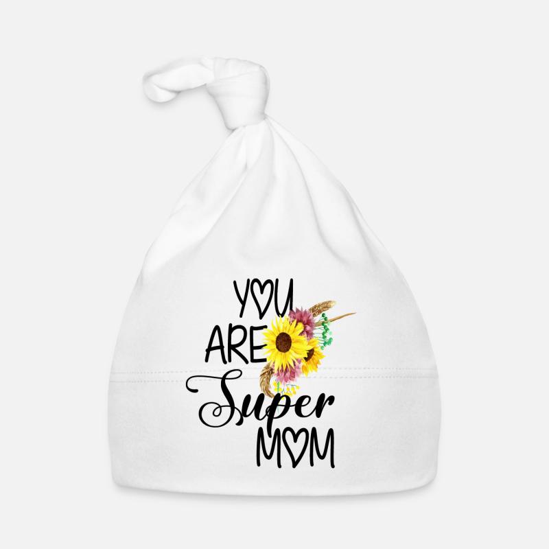 VOUS ÊTES SUPER MAMAN Bonnet bio Bébé