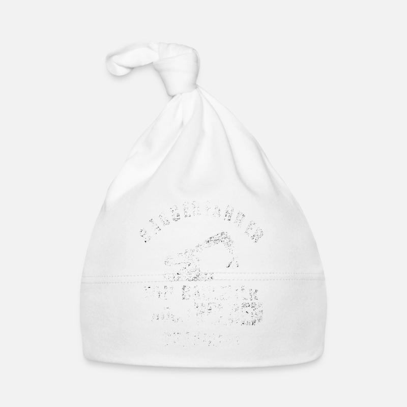 Baggerfahrer - Baby Bio-Mütze - Weiß