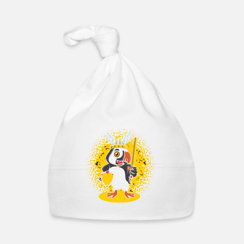 Casque Viking Puffin Islande Bonnet bio Bébé