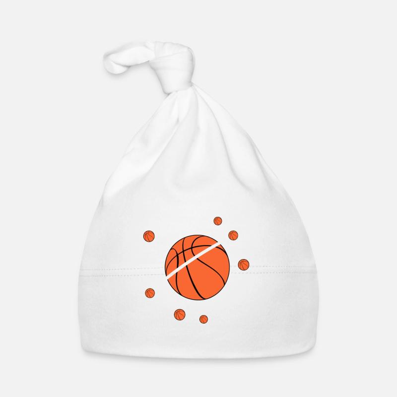 Basketball - Bonnet bio Bébé - blanc