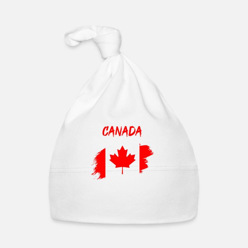 Drapeau du Canada drapeau canadien Bonnet bio Bébé
