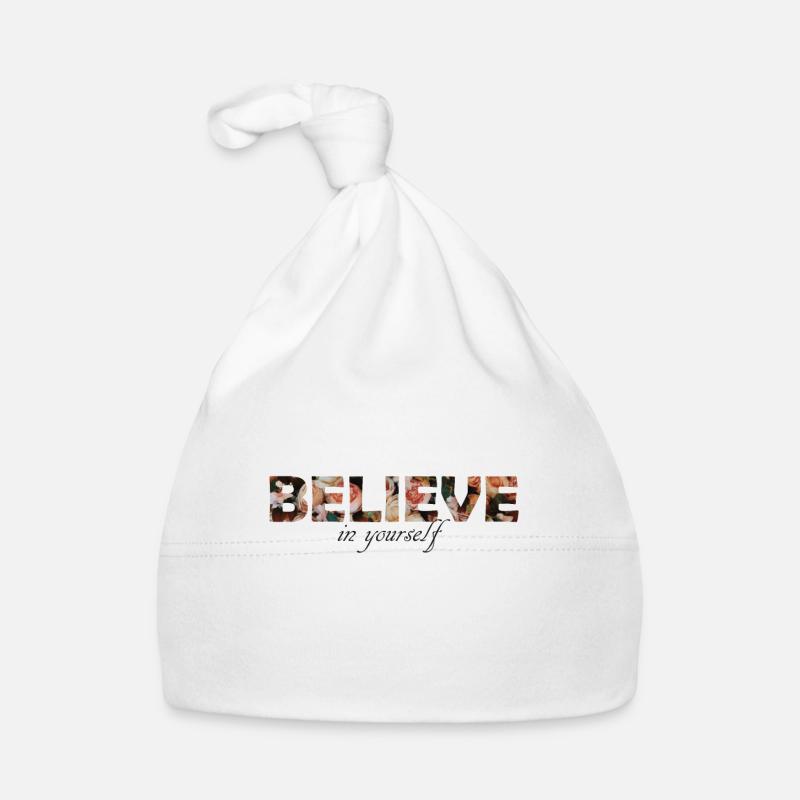 Croyez en vous-même Croyez en vous-même Bonnet bio Bébé