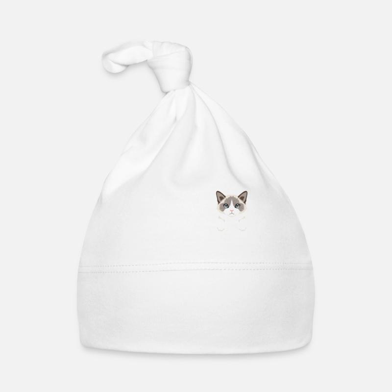 Poche pour chat Ragdoll Bonnet bio Bébé