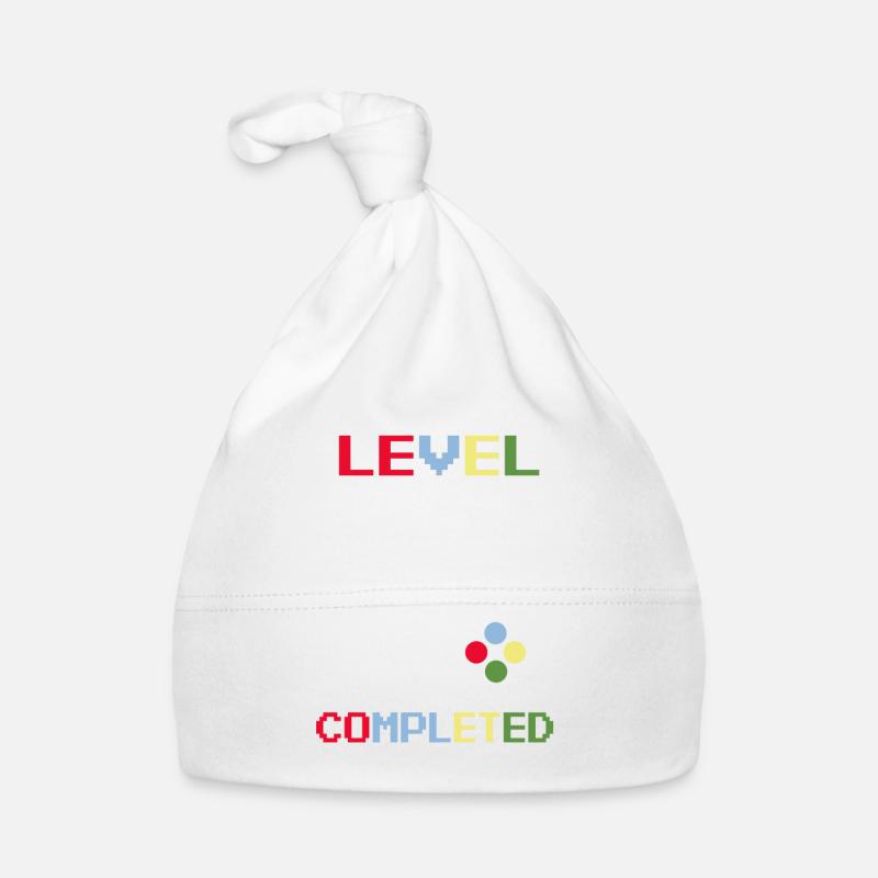 Birthday Level 9 Completed Gamer Gift Organic Baby Cap