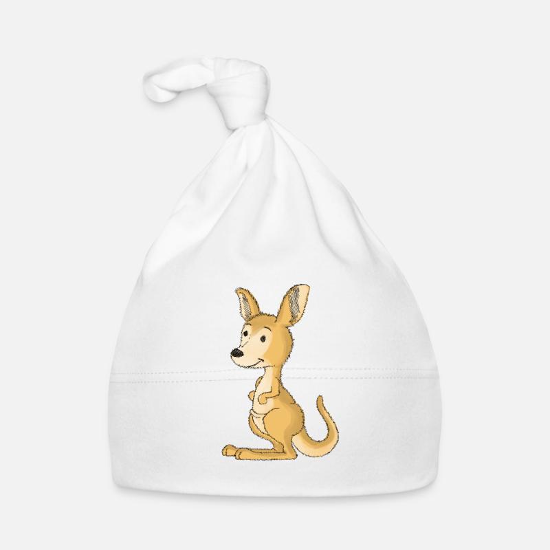 Wildtiere Australien Beuteltiere Känguru Kinder Baby Bio-Mütze