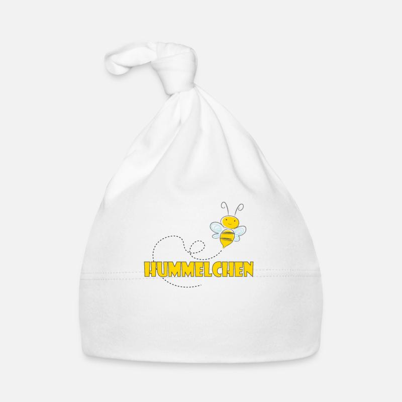 Kosename Hummelchen Geschenkidee Baby Bio-Mütze