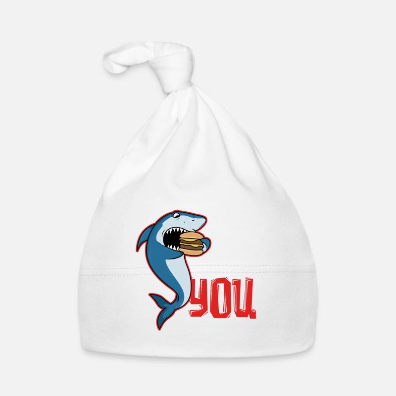 Shark - Nice to eat you Organic Baby Cap