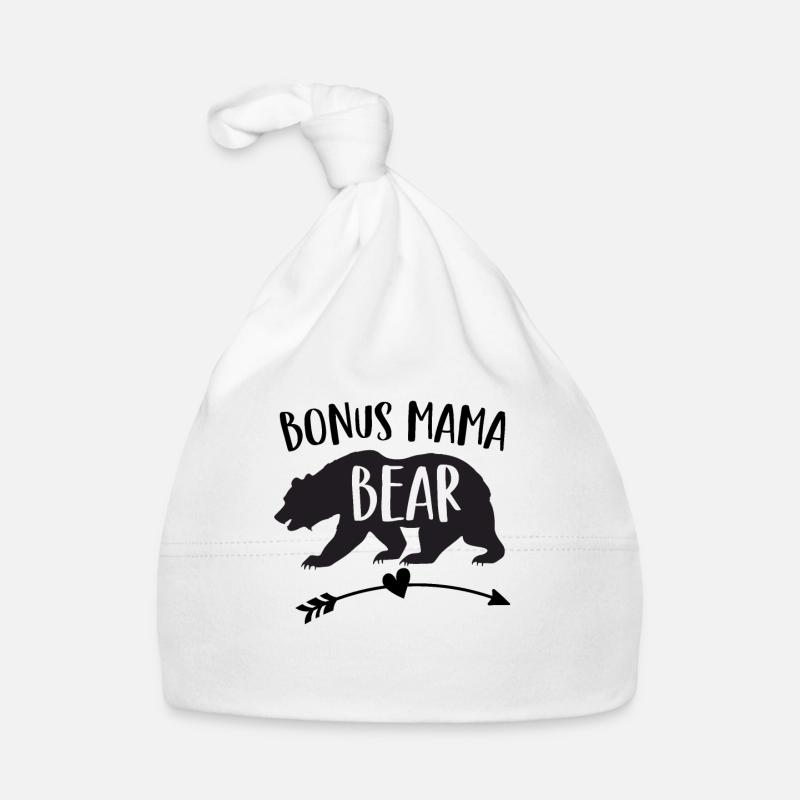 Bonus mama bear - stepmother Organic Baby Cap