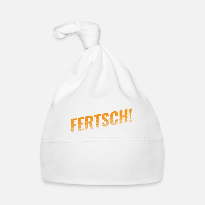 FERTSCH! SÄCHSISCH Baby Bio-Mütze