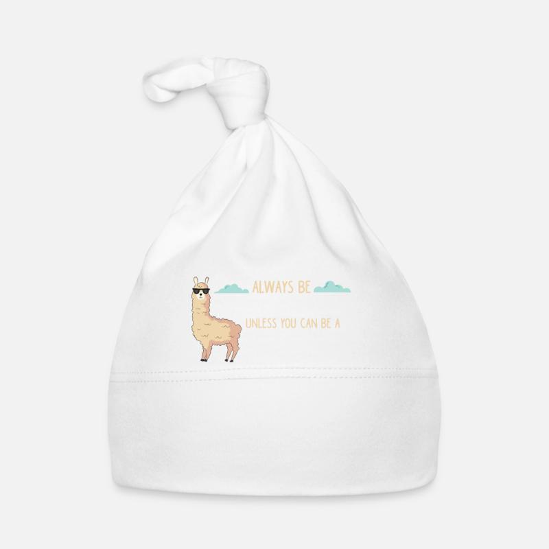 LLama Sei immer du selbst Lama Baby Bio-Mütze