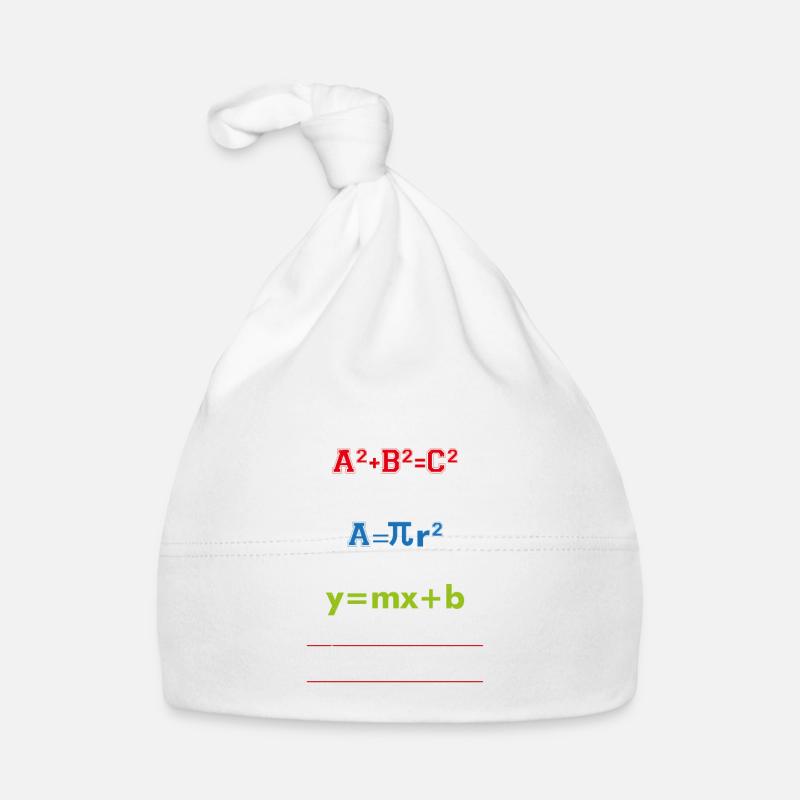 Mathe Mathematik Lehrer Geschenke Baby Bio-Mütze