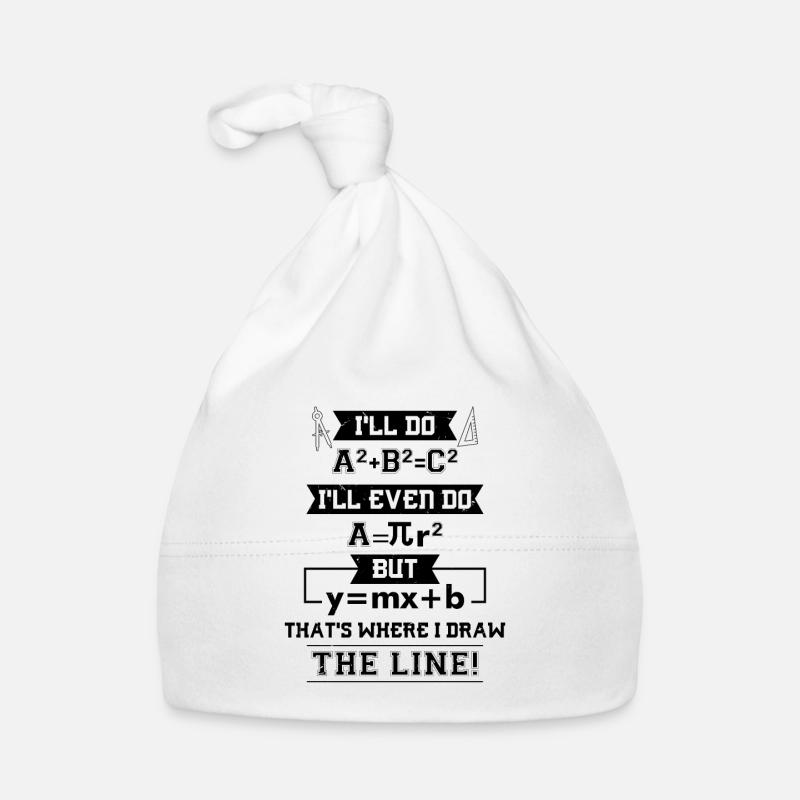 Mathe Mathematik Geschenke Baby Bio-Mütze