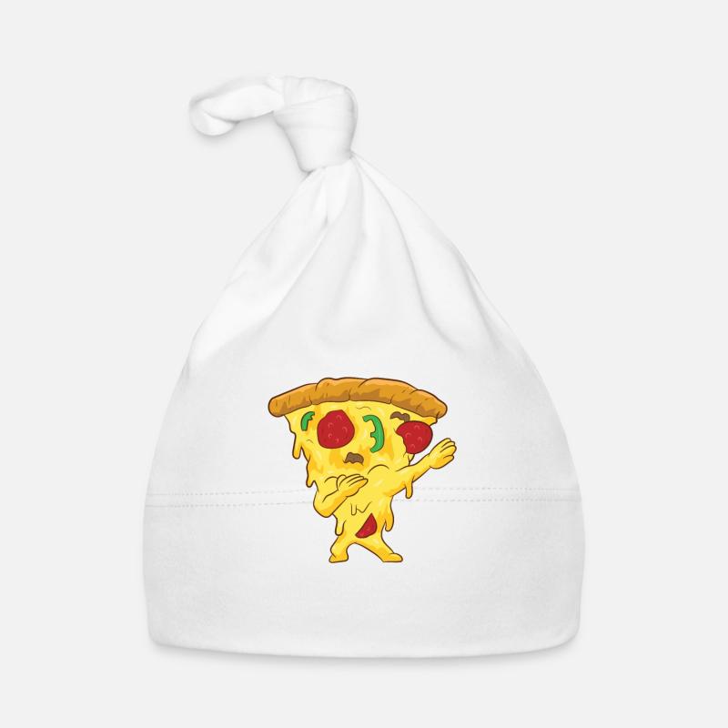 Dabbing Pizza Lustiges Pizza Baby Bio-Mütze