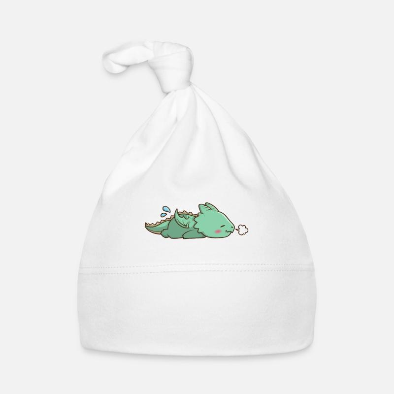 kawaii dragon Organic Baby Cap