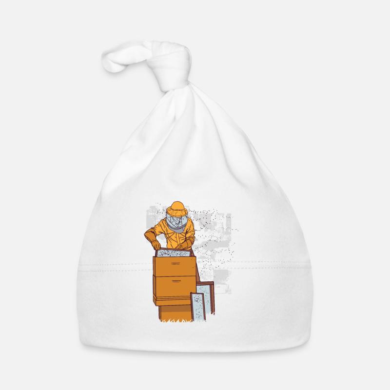 Beekeeper bee honey Organic Baby Cap