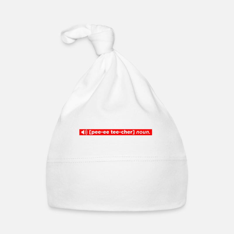 PE Teacher Definition Organic Baby Cap