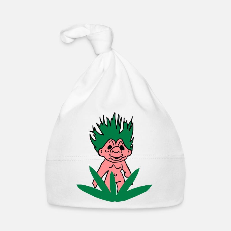 Sors de là ! - Bonnet bio Bébé - blanc
