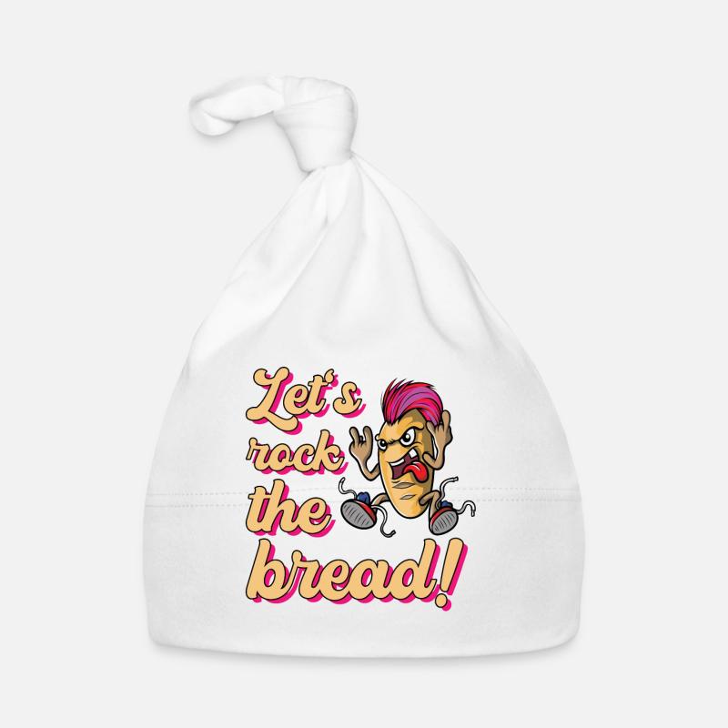 Let's Rock The Bread Bakers Bread Bakery Organic Baby Cap