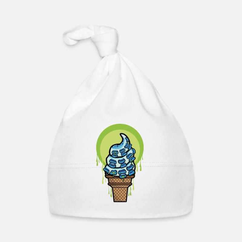Tentacle Ice Cream Octopus Octopus Organic Baby Cap