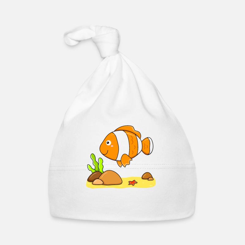 Fish clown fish Organic Baby Cap