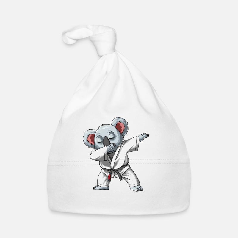 Dabbing Koalabär im Gi - Lustiger Koala Baby Bio-Mütze