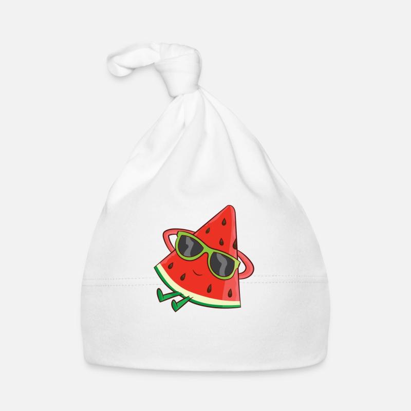 Pastèque cool avec lunettes de soleil d’été Melon Bonnet bio Bébé
