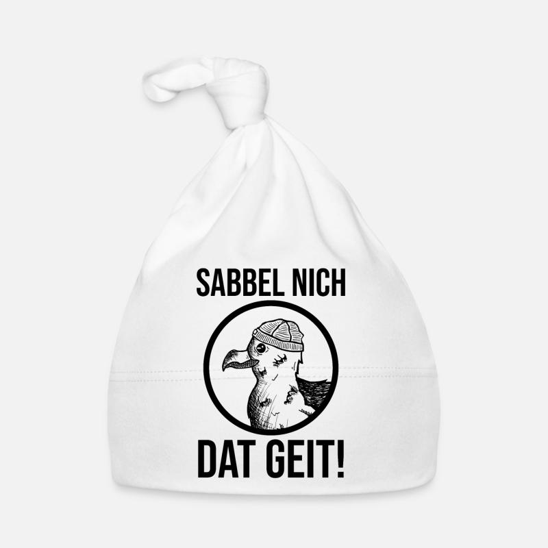 Sabbel nich dat geit Möwe Baby Bio-Mütze