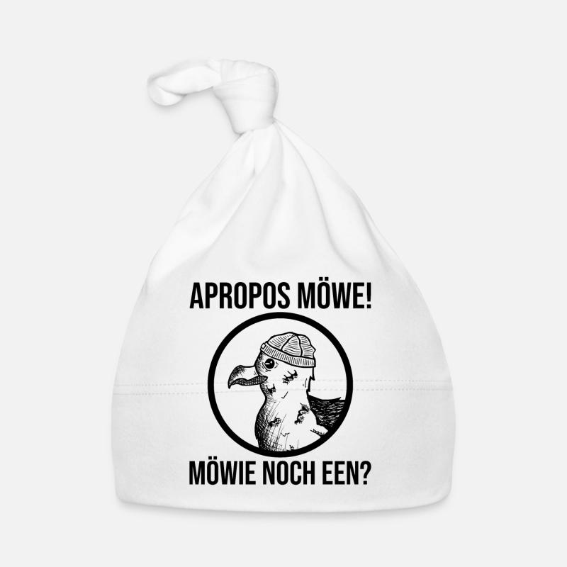 Möwie noch een Möwe Baby Bio-Mütze