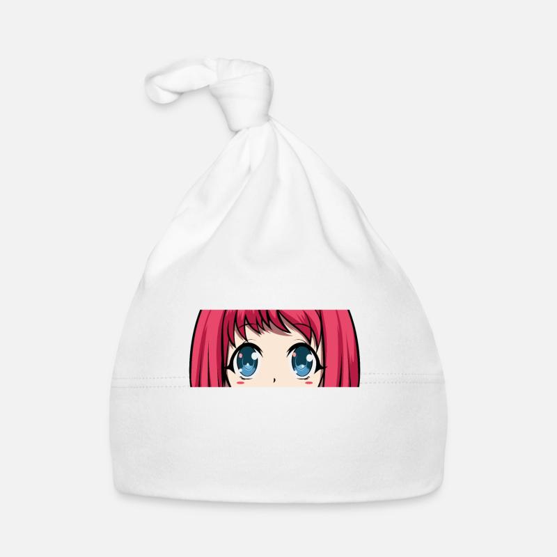 Anime Parce que les gens sucent Baka Kawaii Senpai Manga - Bonnet bio Bébé - blanc
