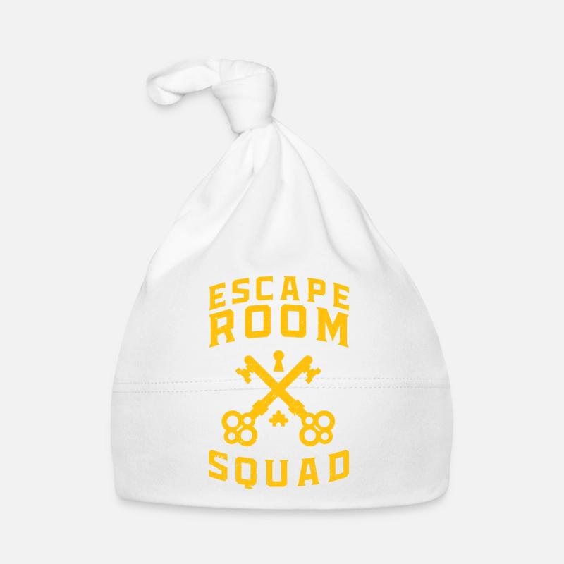 Escadron de la salle d'évasion - cadeau de passionné de salle d'évasion Bonnet bio Bébé