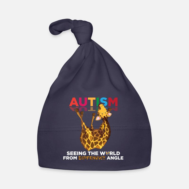 Autism Support Autistic Angle Autistic Organic Baby Cap