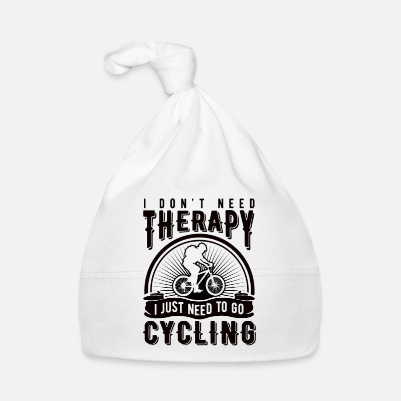 vélo - Bonnet bio Bébé - blanc