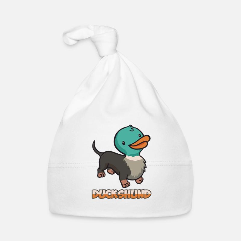 Teckel Canard Canard Bonnet bio Bébé
