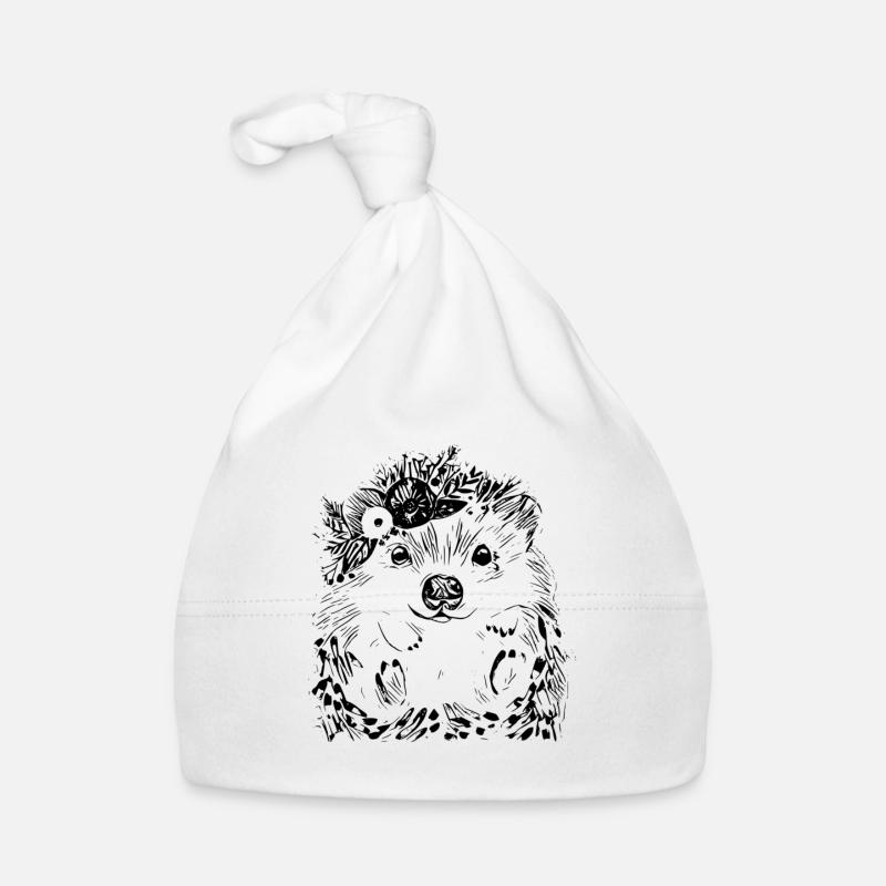 Igel Baby Bio-Mütze