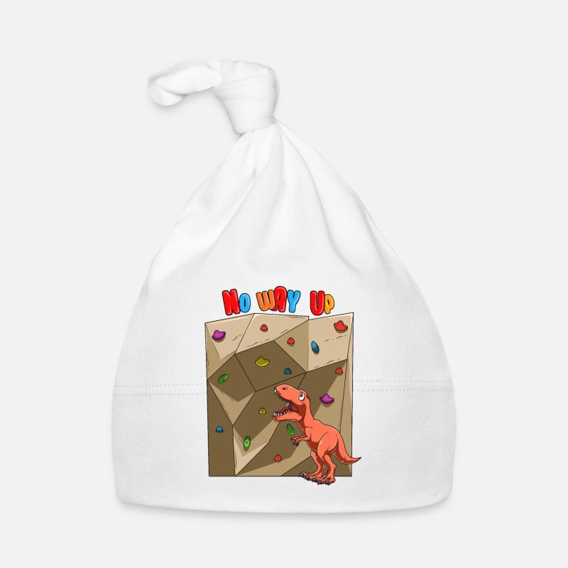 Funny Boulder Dinosaur - Desperate T-Rex Organic Baby Cap