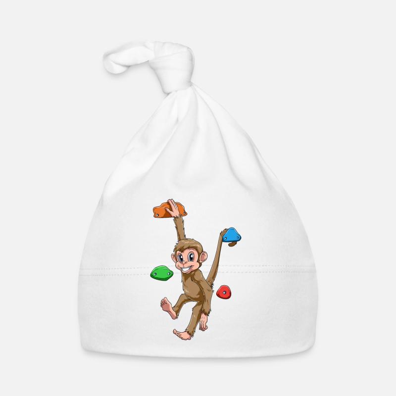 Boulder Monkey - mignon singe grimpant Bonnet bio Bébé