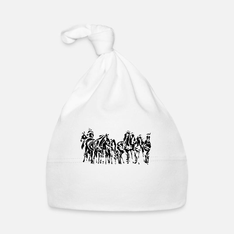 Wildpferde Baby Bio-Mütze