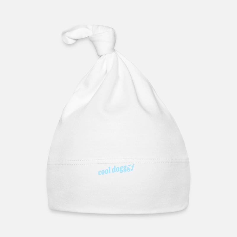 Amoureux de chiens - Bonnet bio Bébé - blanc
