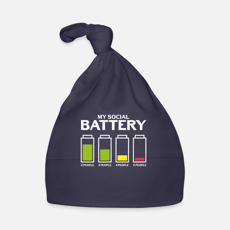 Awkward Introverted Social Battery Rams Organic Baby Cap