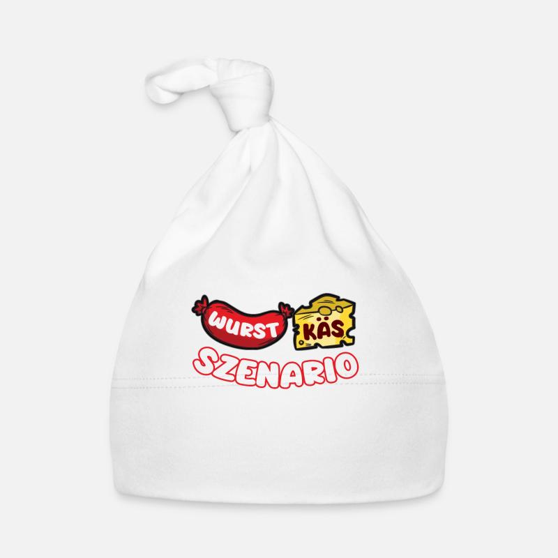 Worst Case Scenario Wurst Käs Szenario Witz Humor Baby Bio-Mütze