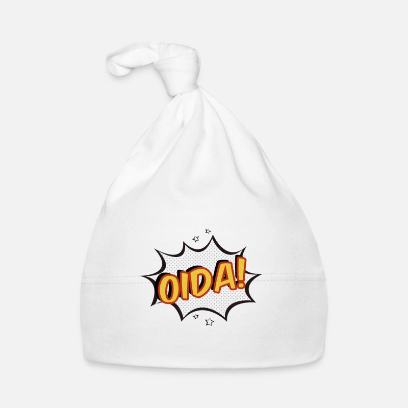 Oida Funny dialecte viennois Schmäh Bavière Autriche Bonnet bio Bébé