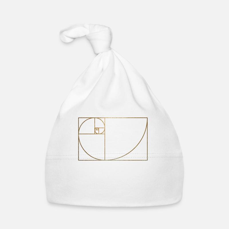 Fibonacci Sequence Goldener Schnitt Spirale Baby Bio-Mütze