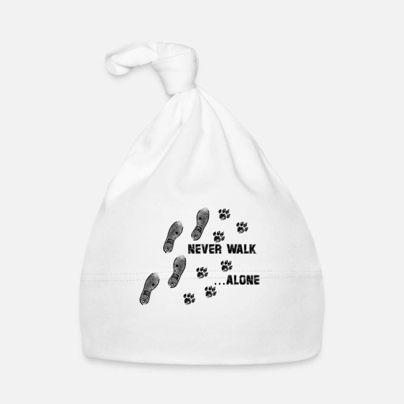 Never Walk Alone Chat Patte Empreinte Meowmy Bonnet bio Bébé