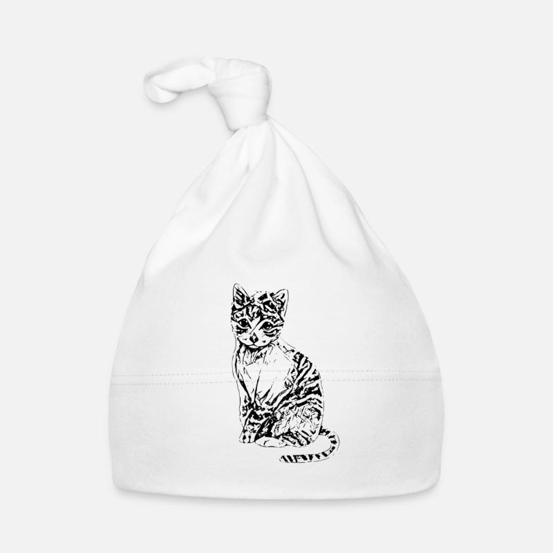 cat Organic Baby Cap