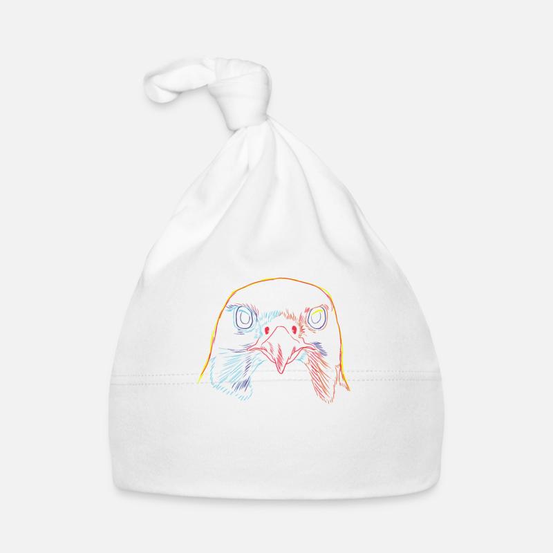 Falcon Strokes Organic Baby Cap