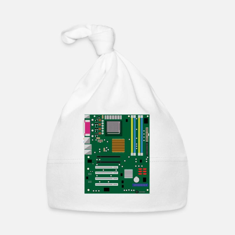 Motherboard - computer science Organic Baby Cap