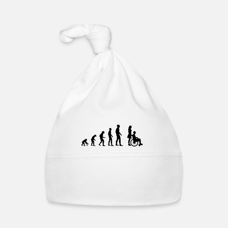 Handicap d'évolution humaine en fauteuil roulant Bonnet bio Bébé
