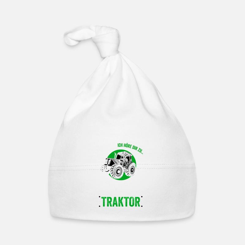Traktor Fahren Traktor Shirt Kinder Junge Geschenk Baby Bio-Mütze