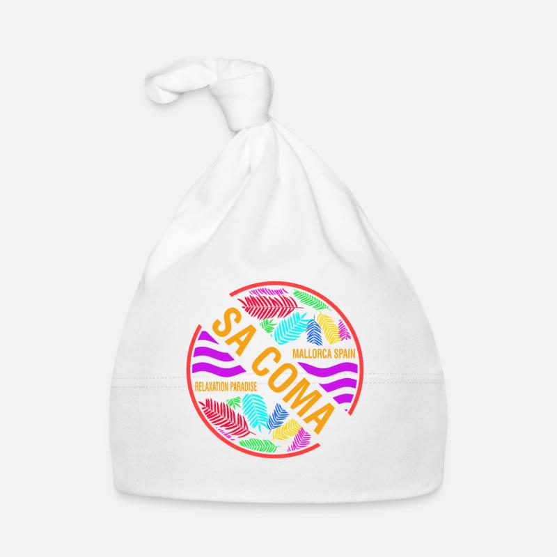 Sa Coma Mallorca Spain Balearic Islands vacation Organic Baby Cap