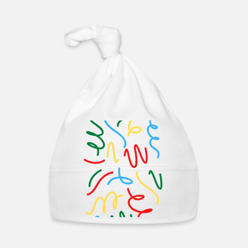 Lignes colorées Bonnet bio Bébé